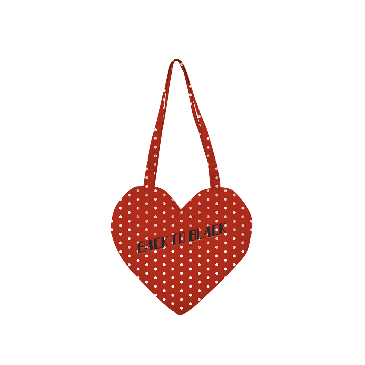Back to Black Heart Tote