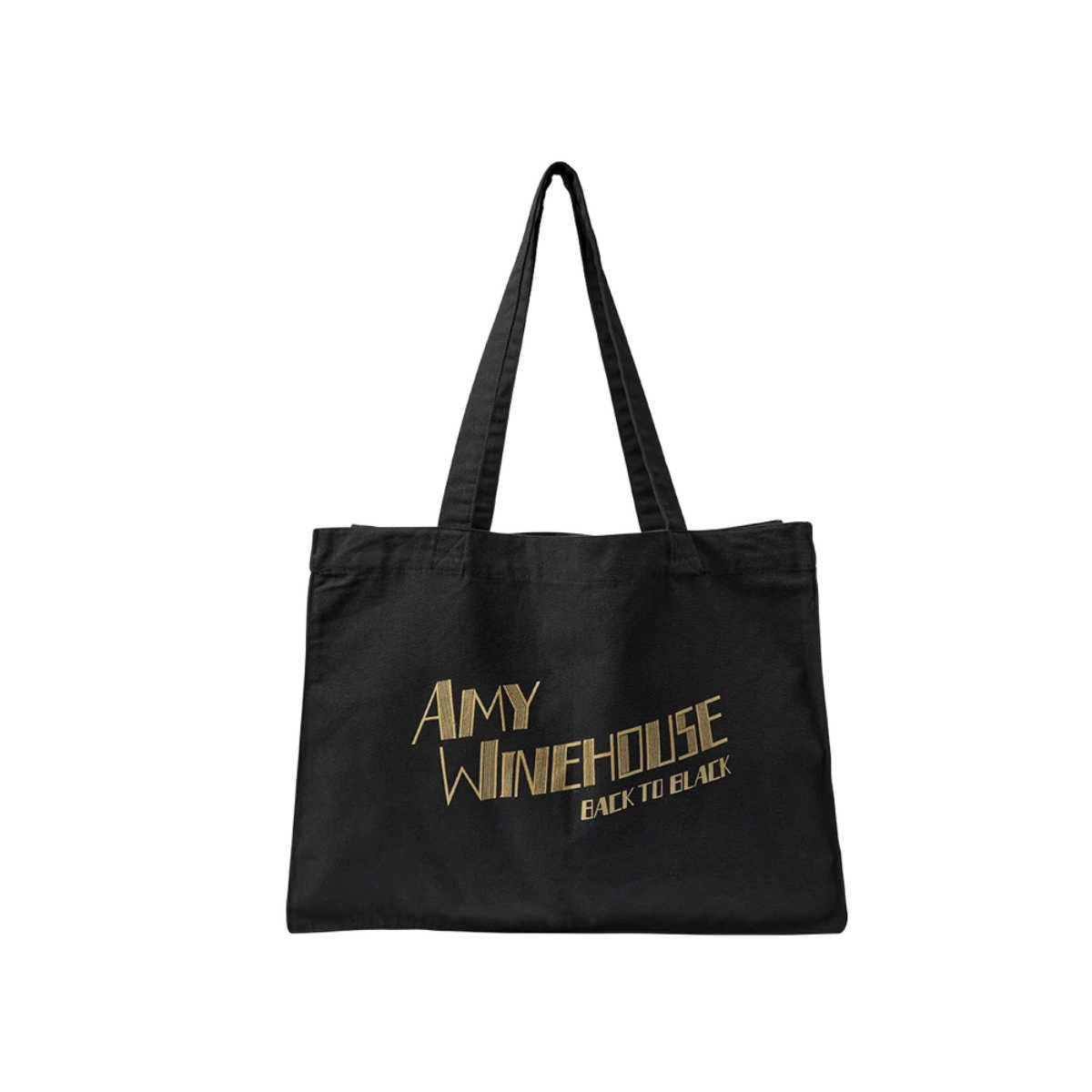 Amy Winehouse Back To Black Tote Bag front