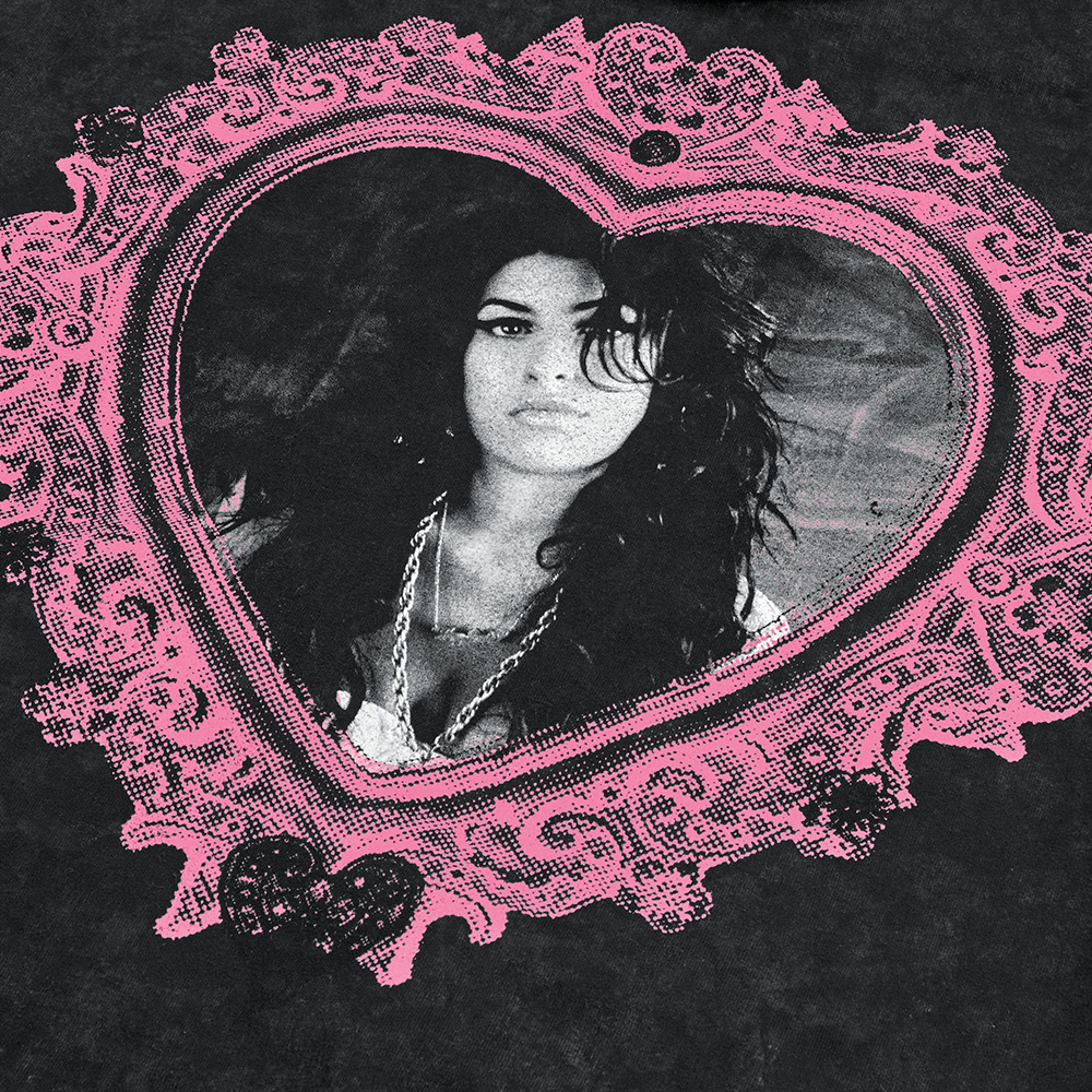 Heart Frame Hoodie Back Graphic 