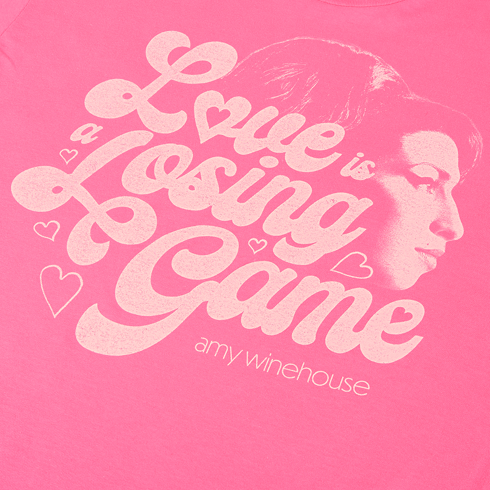 Love is a Losing Game Tee graphic