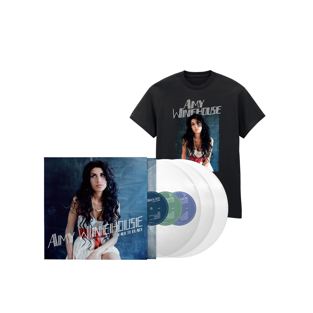 Back to Black 20: Deluxe Clear Vinyl 3LP + Anniversary Tee